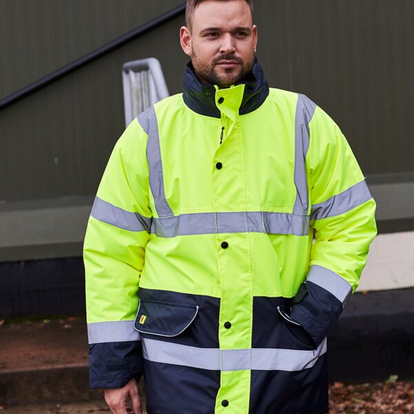Warrior Hi-Vis Contrast Traffic Jacket Thumbnail