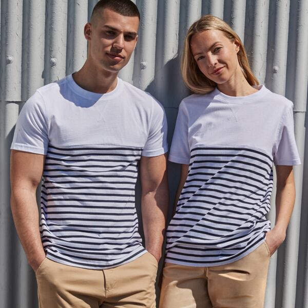 Front Row Unisex Breton Striped T-Shirt Thumbnail