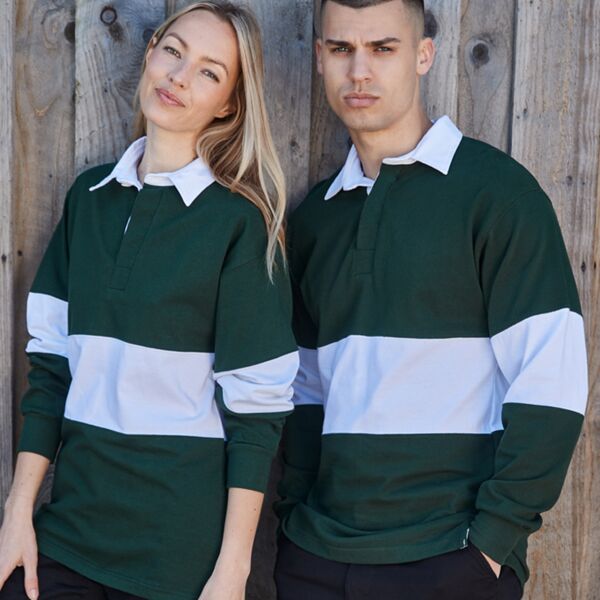Front Row Panelled Rugby Shirt Thumbnail
